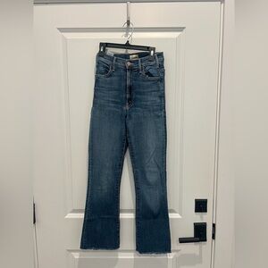 Mother The Hustler Ankle Fray jeans